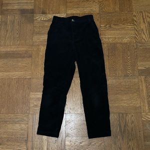 Corduroy straight leg pants